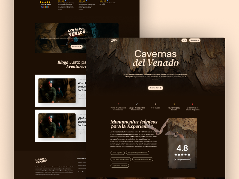 Cavernas Del Venado Website
